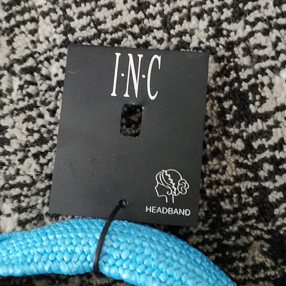 Inc International Concepts Colored Raffia Knotted Headband